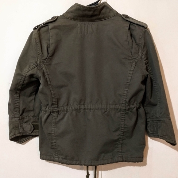 **Zara Woman**Slim Cropped Military Style Jacket. Olive Drab.Size S - Picture 7 of 11